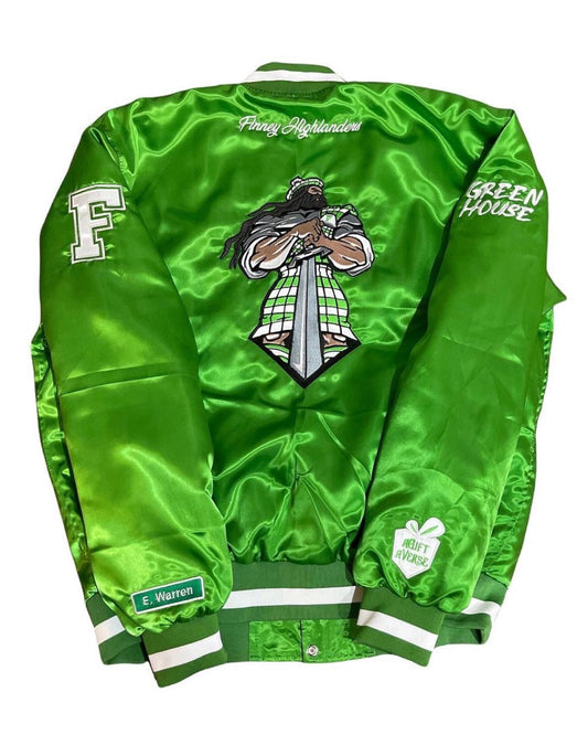 Finney Highlanders Satin Bomber Jacket