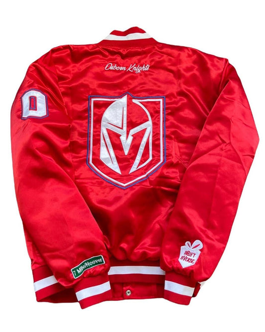Osborn Knights Satin Bomber Jacket