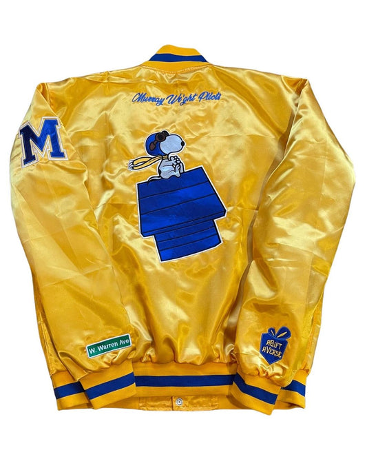 Murray Wright Pilots Satin Bomber Jacket