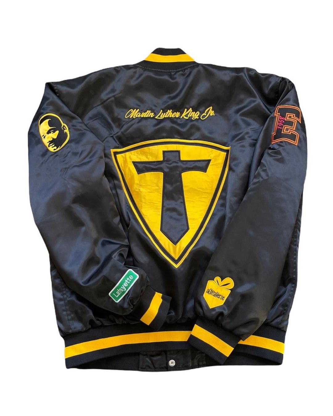 King Crusaders Satin Bomber Jacket