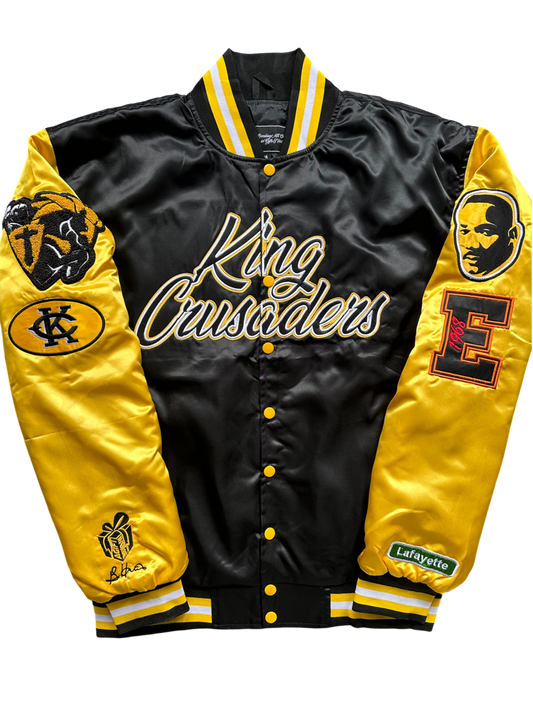 King Crusaders Satin Bomber Jacket