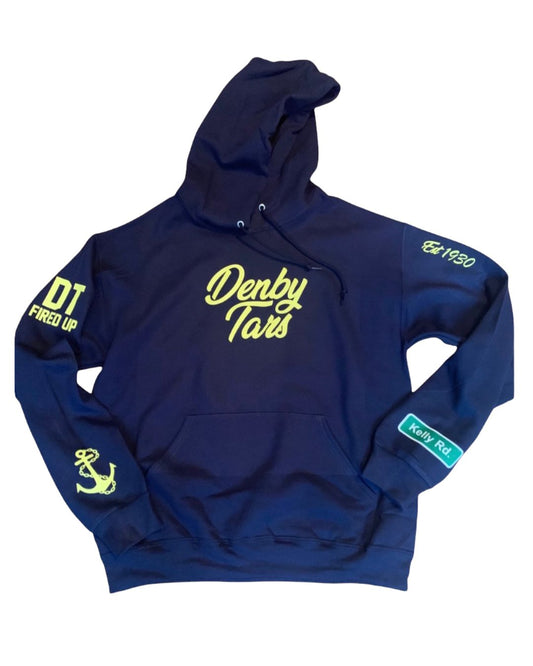 Denby Tars Scripted Logo Hoodie