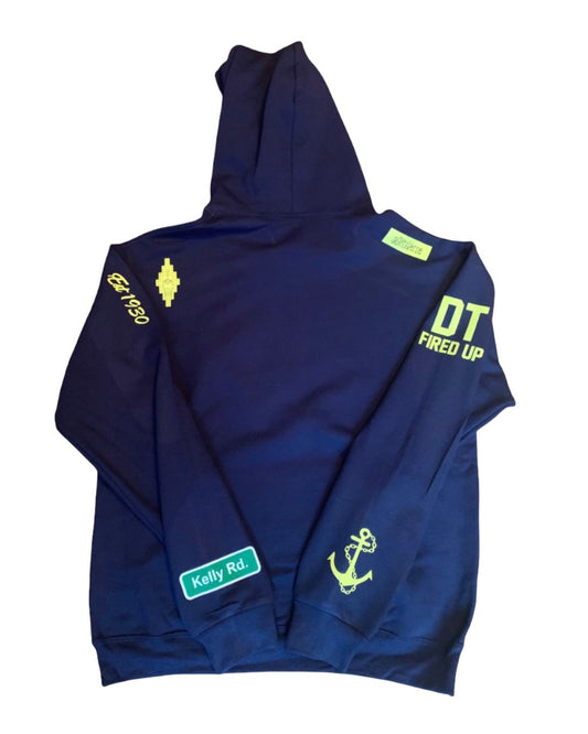 Denby Tars Scripted Logo Hoodie