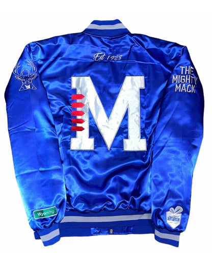 Mackenzie Stags Satin Bomber Jacket