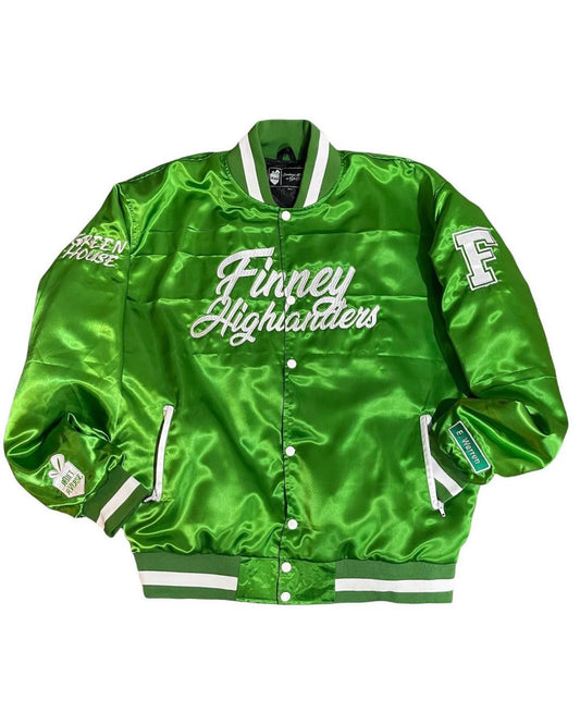 Finney Highlanders Satin Bomber Jacket