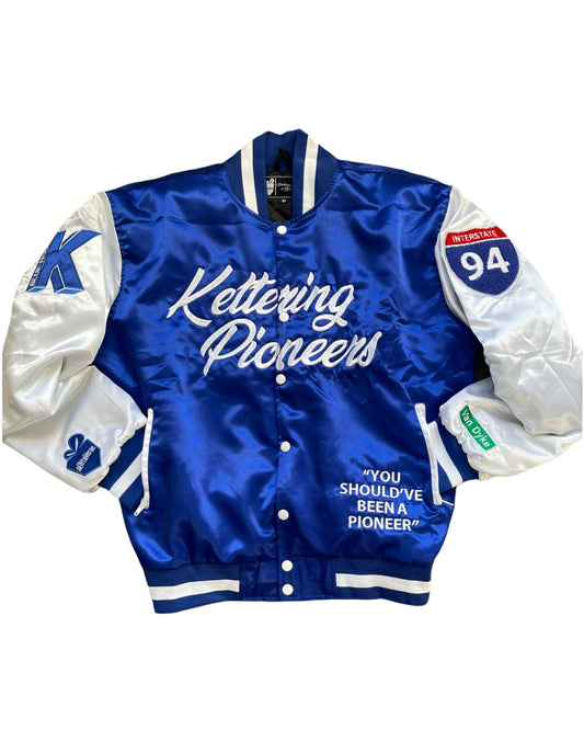 Kettering Pioneers Satin Bomber Jacket
