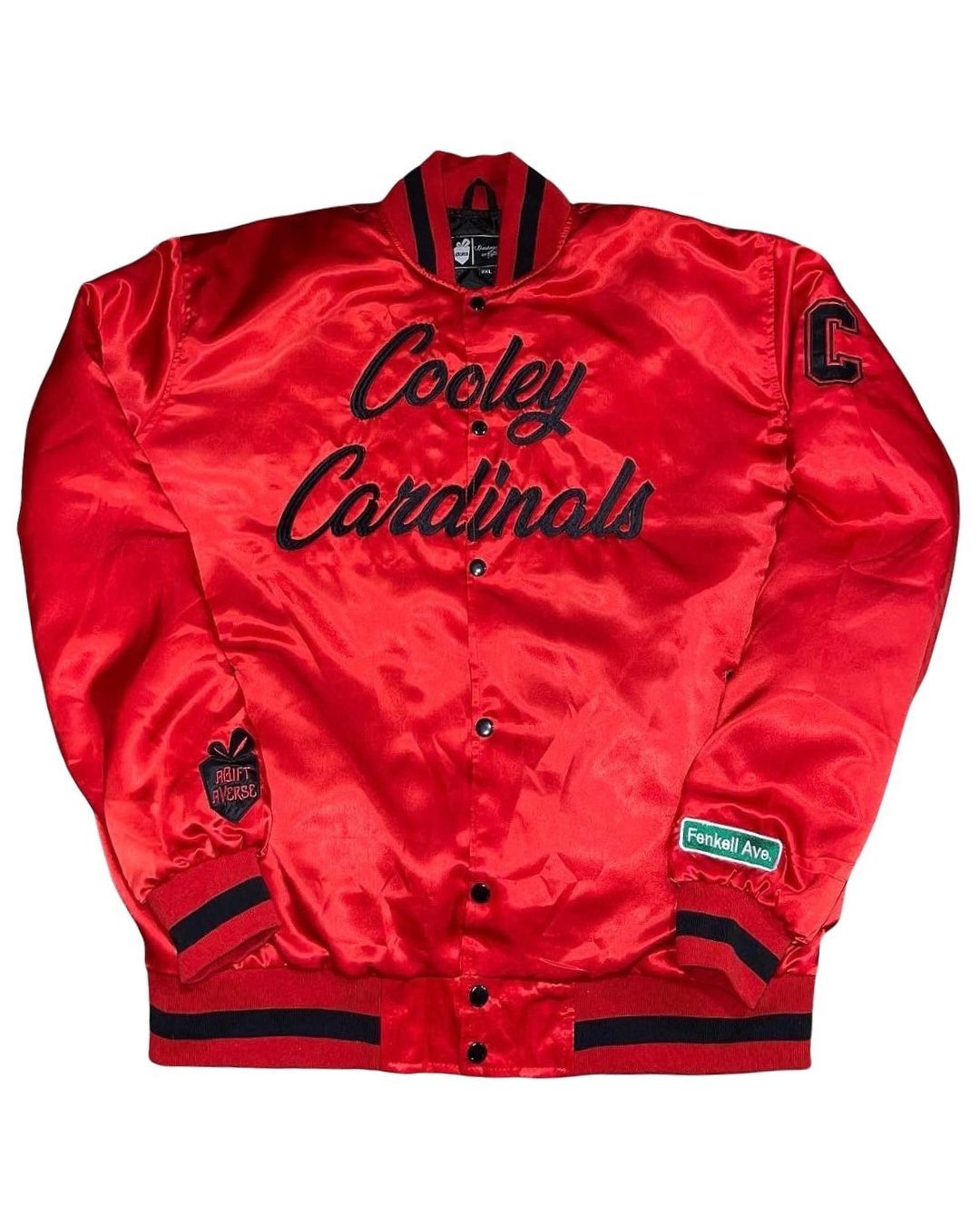 Cooley Cardinals Satin Bomber Jacket