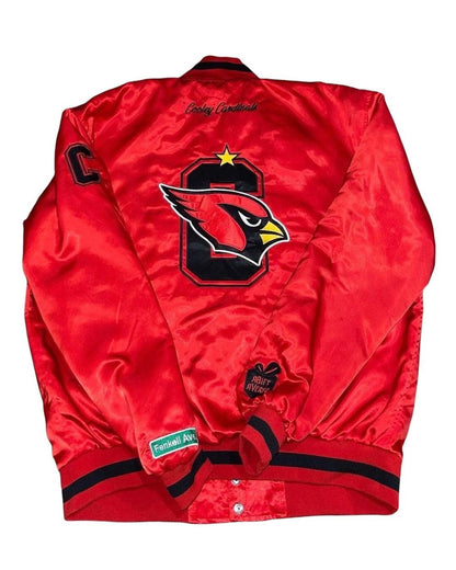 Cooley Cardinals Satin Bomber Jacket