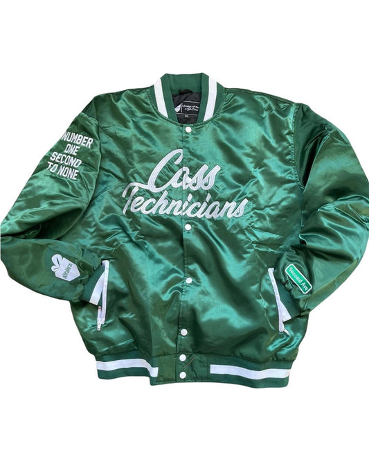 Cass Technicians Satin Bomber Jacket