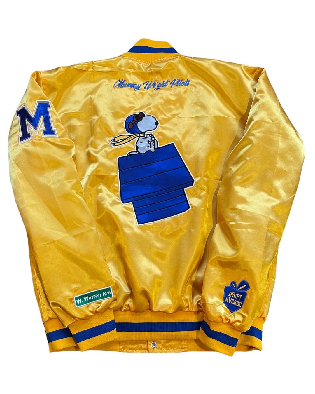 Murray Wright Pilots Satin Bomber Jacket